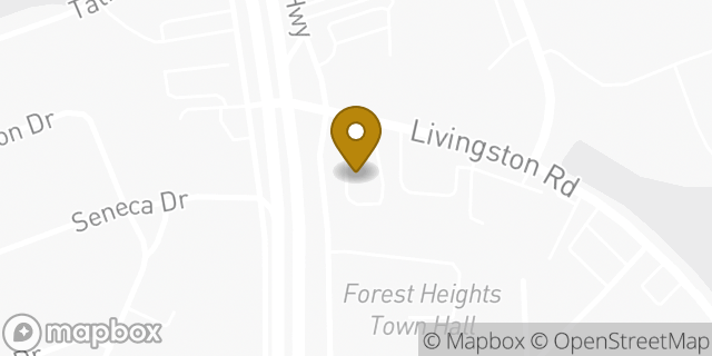 Map showing the location of McDonald's in Oxon Hill, MD 20745