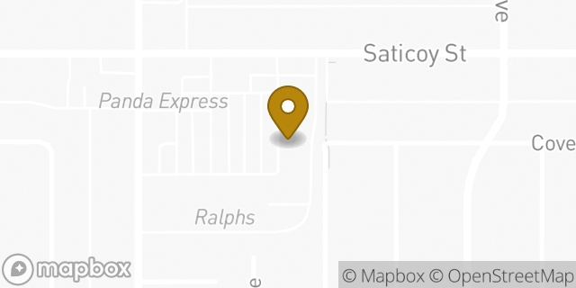 Map showing the location of The UPS Store in Van Nuys, CA 91406