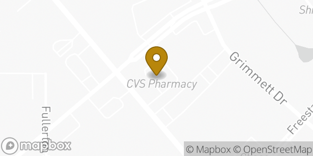 Map showing the location of CVS Pharmacy in Shreveport, LA 71107