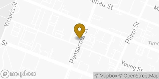 Map showing the location of Subway in Honolulu, HI 96814