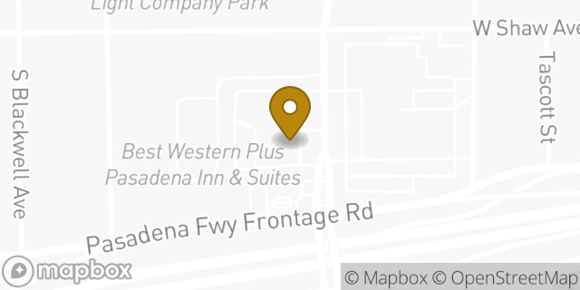 Map showing the location of Quality Inn in Pasadena, TX 77506