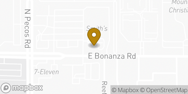 Map showing the location of Starbucks in Las Vegas, NV 89110