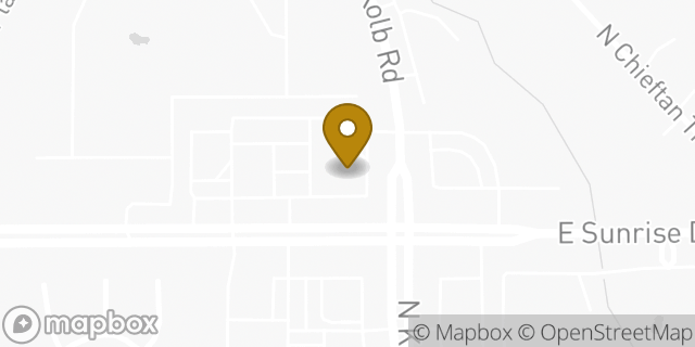 Map showing the location of CVS Pharmacy in Tucson, AZ 85750