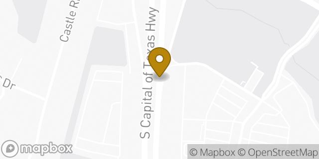 Map showing the location of The UPS Store in West Lake Hills, TX 78746