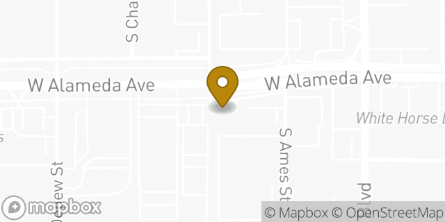 Map showing the location of EZPAWN in Lakewood, CO 80226