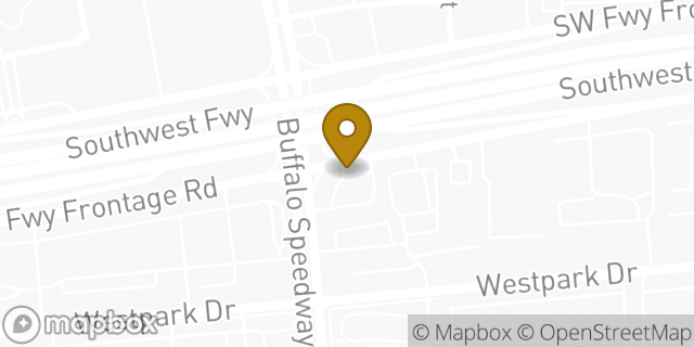 Map showing the location of Olive Garden Italian Restaurant in Houston, TX 77098