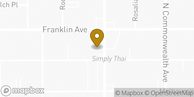 Map showing the location of Los Angeles-Los Feliz in Los Angeles, CA 90027