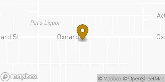 Map showing the location of Budget Truck Rental in Van Nuys, CA 91411