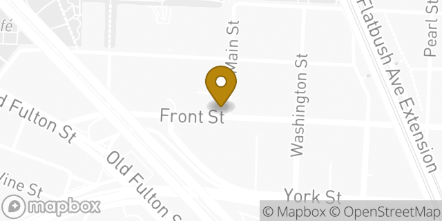 Map showing the location of Starbucks in New York, NY 11201