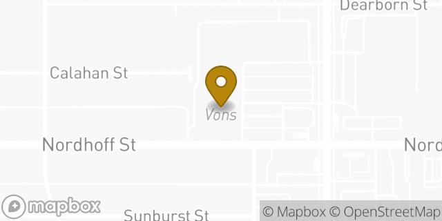 Map showing the location of Coinme in Northridge, CA 91324
