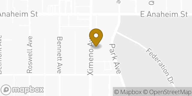 Map showing the location of The Church of Jesus Christ of Latter-day Saints in Long Beach, CA 90804