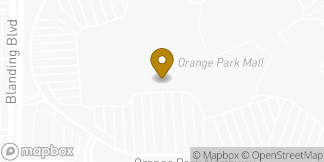 Map showing the location of Old Navy in Orange Park, FL 32073