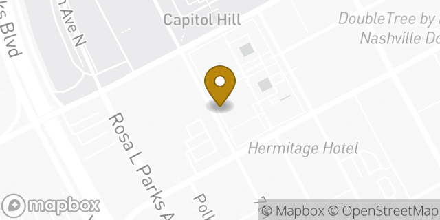 Map showing the location of American Legion Nashville Post 5 in Nashville, TN 37243