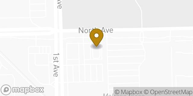 Map showing the location of McDonald's in Melrose Park, IL 60160