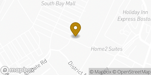 Map showing the location of Panera Bread in Boston, MA 02125