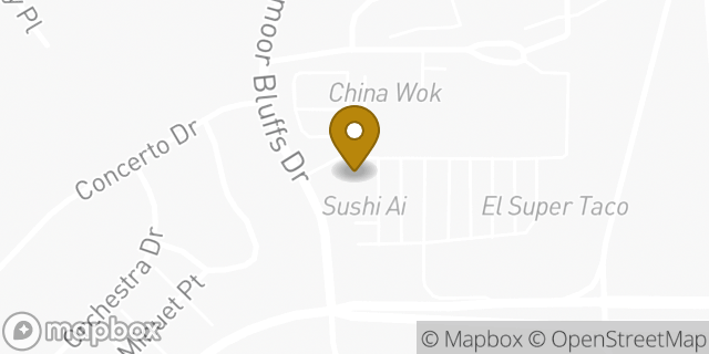 Map showing the location of Papa John's Pizza in Colorado Springs, CO 80906