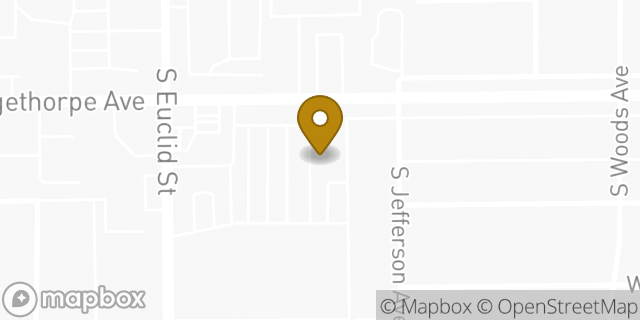 Map showing the location of Subway in Fullerton, CA 92832