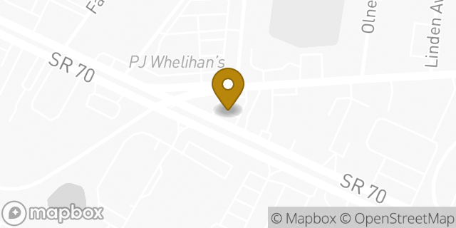 Map showing the location of Dunkin Donuts in Cherry Hill, NJ 08003