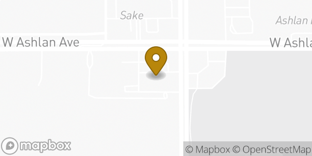 Map showing the location of Baskin-Robbins in Fresno, CA 93722