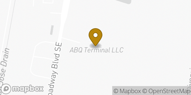 Map showing the location of Subway in Albuquerque, NM 87105