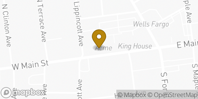 Map showing the location of Coinme in Maple Shade, NJ 08052