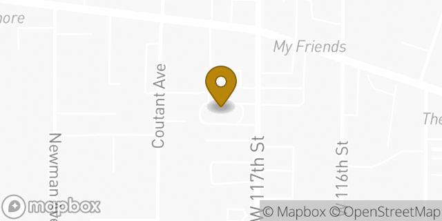 Map showing the location of McDonald's in Lakewood, OH 44107