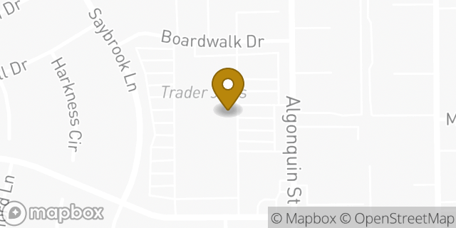 Map showing the location of The UPS Store in Huntington Beach, CA 92649