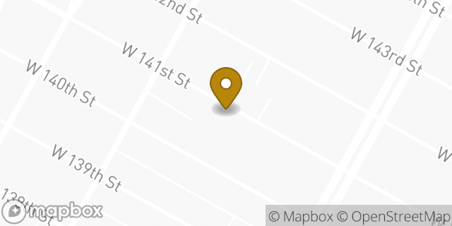 Map showing the location of Hurricane Fitness in New York, NY 10030