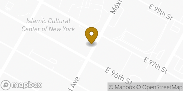 Map showing the location of McDonald's in New York, NY 10029
