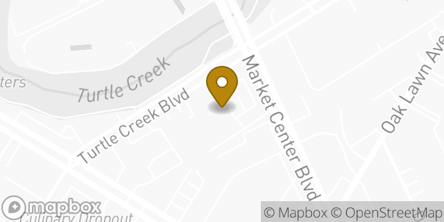 Map showing the location of Chase Bank in Dallas, TX 75207