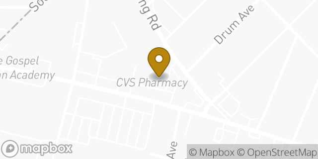 Map showing the location of CVS Pharmacy in Capitol Heights, MD 20743