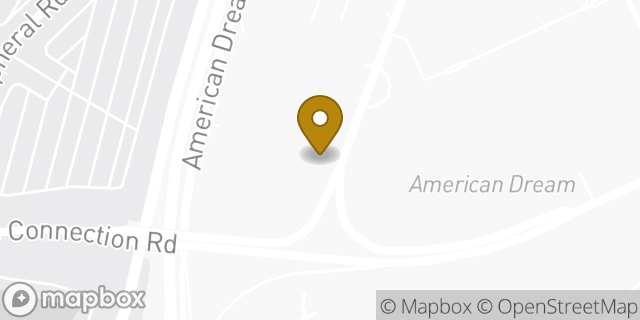 Map showing the location of Starbucks in East Rutherford, NJ 07073