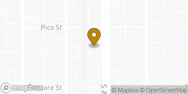 Map showing the location of Avis Car Rental in Pasadena, CA 91105