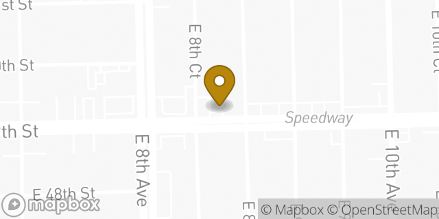 Map showing the location of Dunkin' in Hialeah, FL 33013