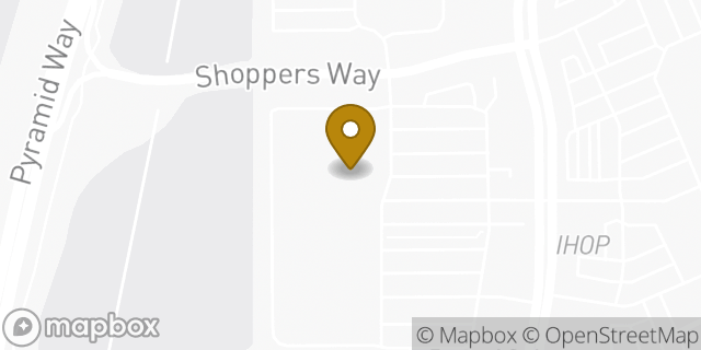 Map showing the location of The Home Depot in Sparks, NV 89436