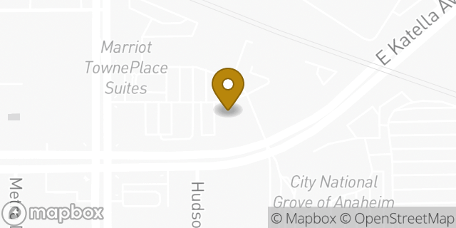 Map showing the location of Chipotle Mexican Grill in Anaheim, CA 92806