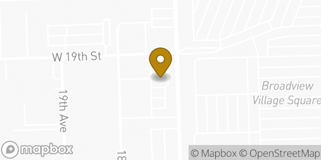 Map showing the location of Chase Bank in Broadview, IL 60155
