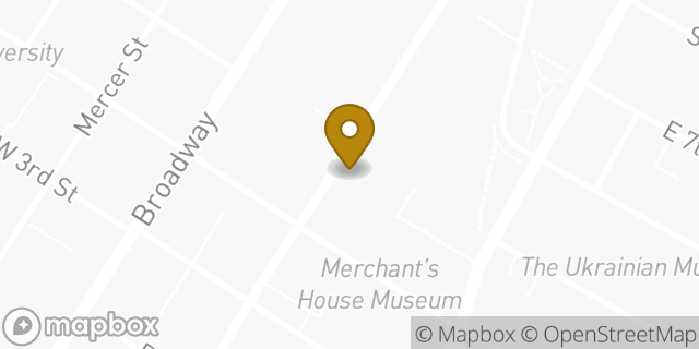 Map showing the location of Hertz in New York, NY 10003