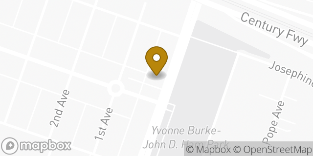 Map showing the location of AutoZone in Lynwood, CA 90262