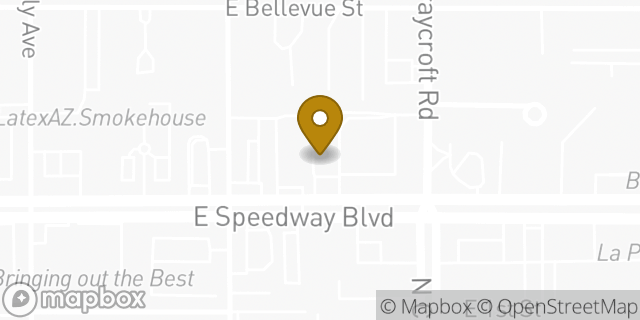 Map showing the location of McDonald's in Tucson, AZ 85712