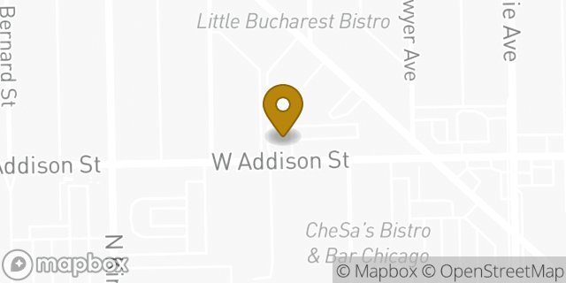 Map showing the location of Baskin-Robbins in Chicago, IL 60618