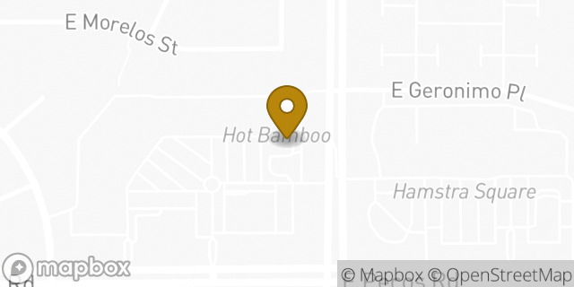 Map showing the location of Dunkin' in Chandler, AZ 85225