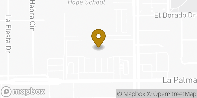 Map showing the location of Coinme in Buena Park, CA 90620