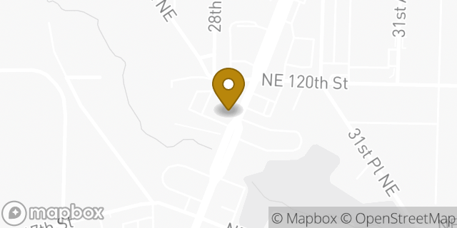 Map showing the location of Enterprise Rent-A-Car in Seattle, WA 98125