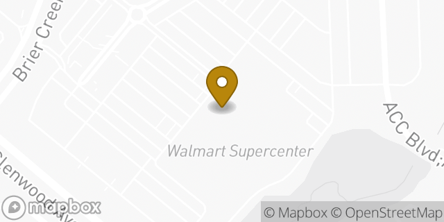 Map showing the location of Walmart in Raleigh, NC 27617