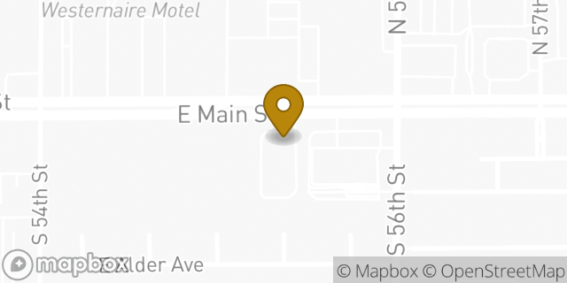 Map showing the location of Days Inn by Wyndham Mesa East in Mesa, AZ 85205