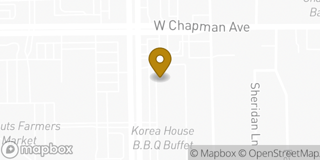 Map showing the location of AutoZone in Garden Grove, CA 92840