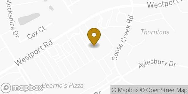 Map showing the location of Planet Fitness in Louisville, KY 40242