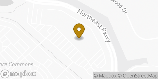 Map showing the location of Dick's Sporting Goods in Matthews, NC 28105