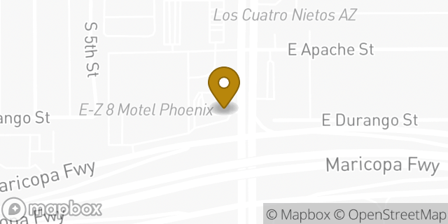 Map showing the location of McDonald's in Phoenix, AZ 85034